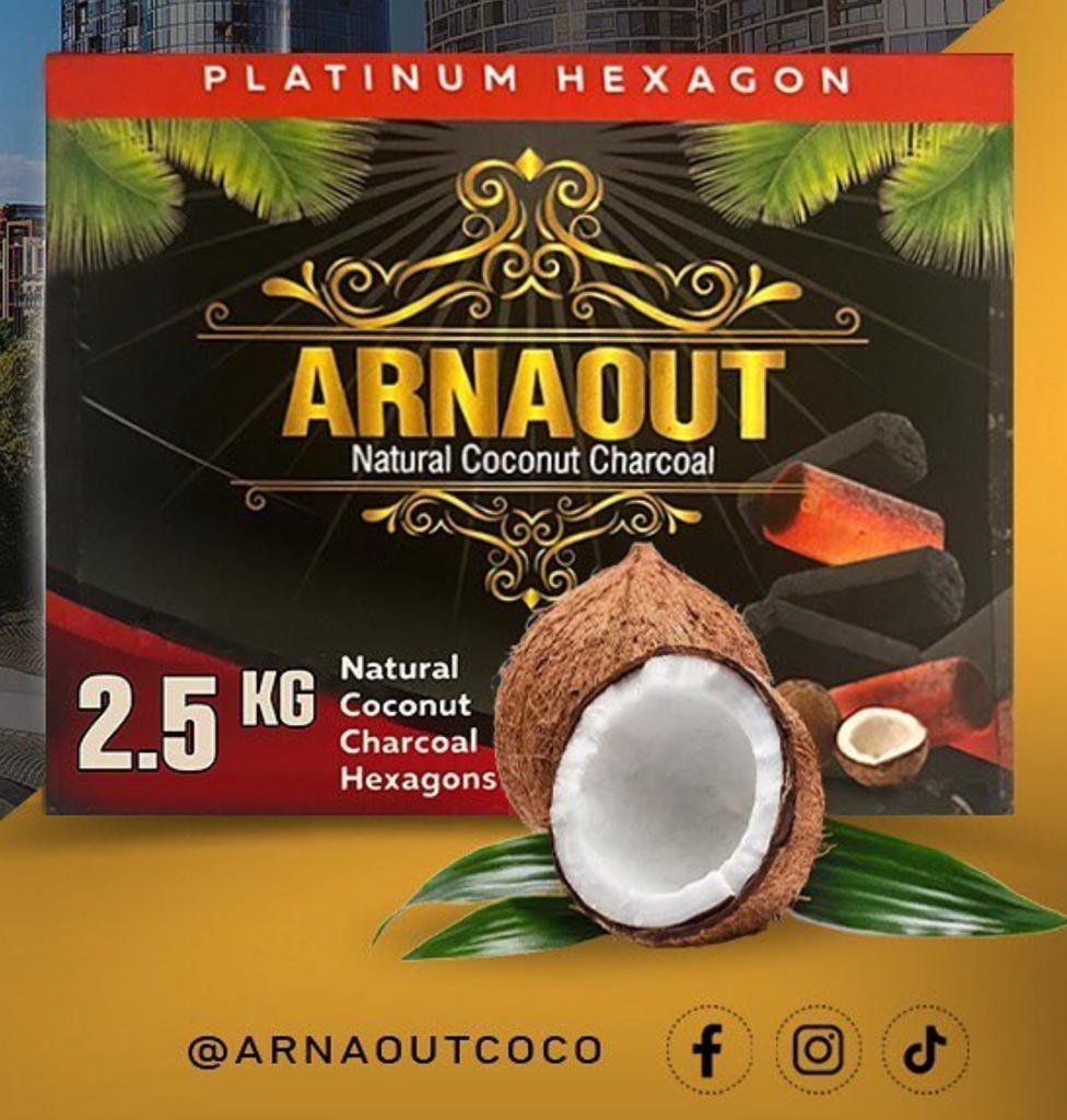 Official Arnaout Platinum Hexagon 2.5 kilogram retail pack